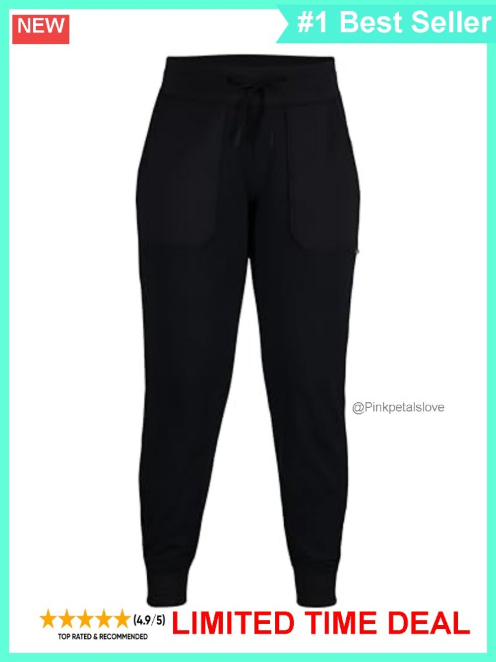 Women's Thermal Jogger Sweatpants Grid Fleece Moisture Wicking Active